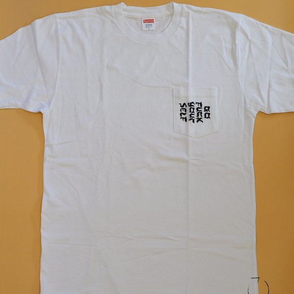 Supreme Go F***K Yourself Pocket Tee - Picture 1 of 2